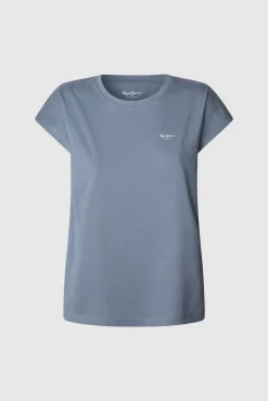 Mujer Pepe Jeans Camisetas>Camiseta Logo Estampado Fit Slim