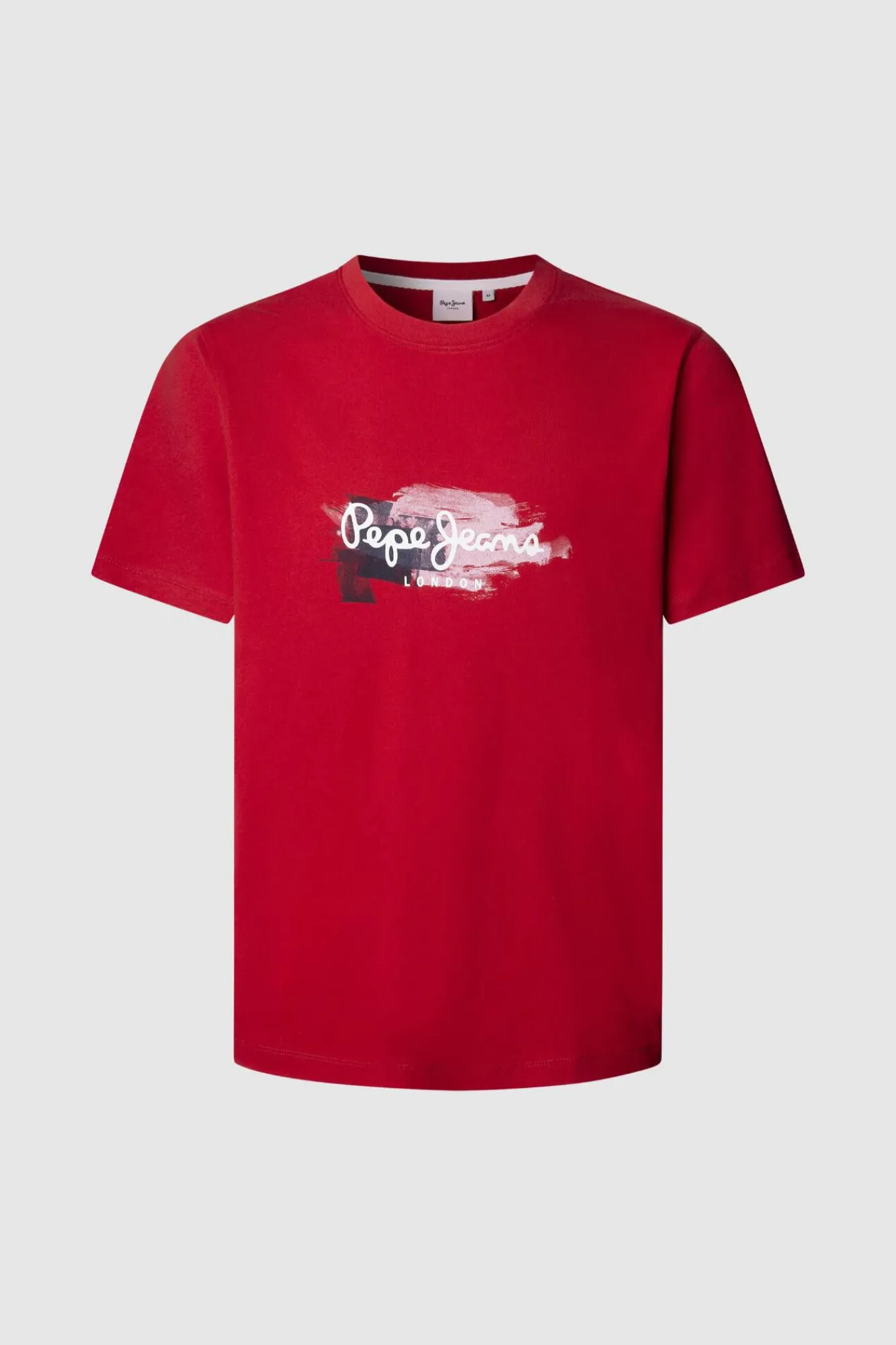 Hombre Pepe Jeans Camisetas>Camiseta Logo Estampado Fit Regular
