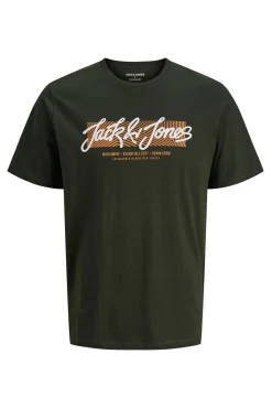 Hombre Jack & Jones PLUS Camisetas>Camiseta logo frontal