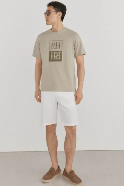 Hombre Pedro del Hierro Camisetas>Camiseta logo relieve