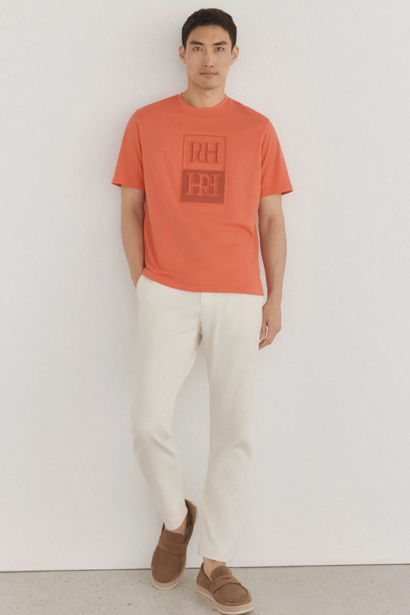Hombre Pedro del Hierro Camisetas>Camiseta logo relieve