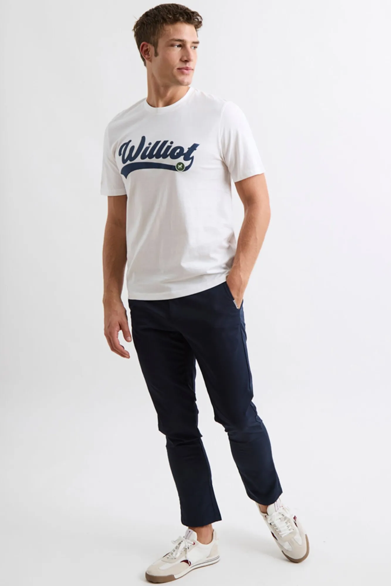 Hombre Williot Camisetas>Camiseta Logo Vintage