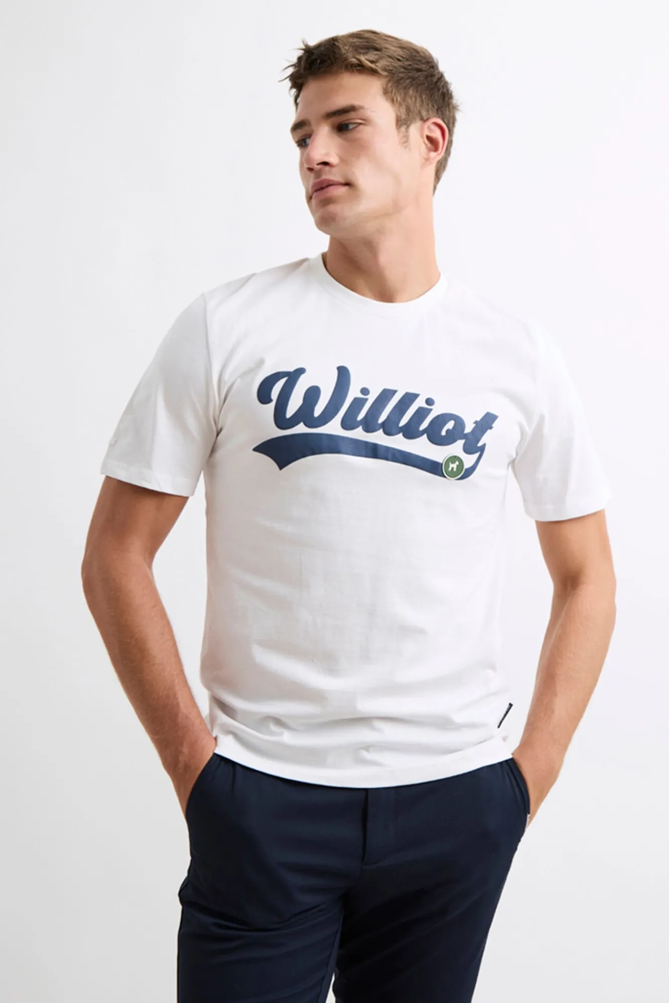 Hombre Williot Camisetas>Camiseta Logo Vintage