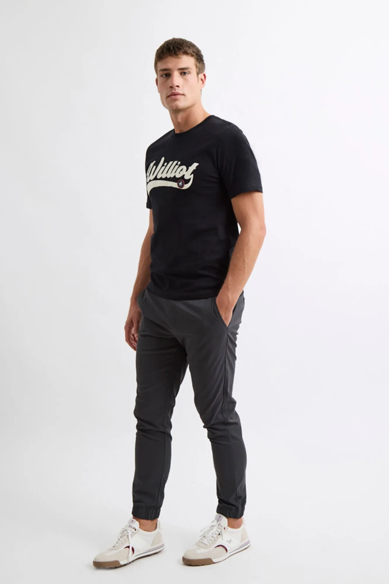 Hombre Williot Camisetas>Camiseta Logo Vintage