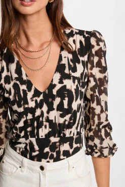 Mujer Morgan Camisetas>Camiseta manga 3/4