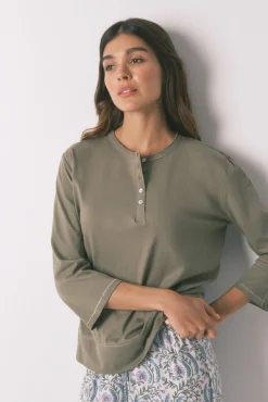 Mujer Women'secret Camisetas>Camiseta manga ¾ 100% algodón