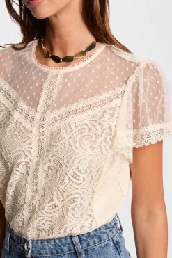 Mujer Morgan Camisetas>Camiseta manga corta