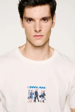 Hombre Selected Camisetas>Camiseta manga corta colaboración con PANAM