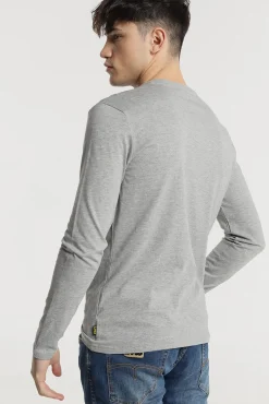 Hombre Lois Camisetas>Camiseta Manga Larga