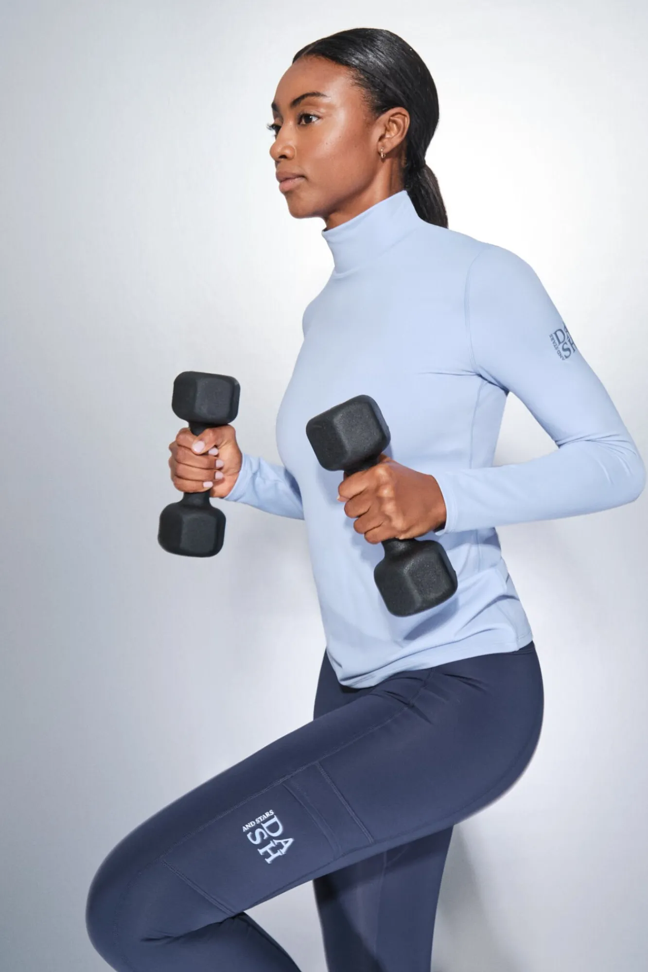 Mujer Dash and Stars Deporte|Camisetas>Camiseta manga larga bebé