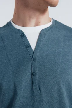 Hombre Springfield Camisetas>Camiseta manga larga cuello panadero