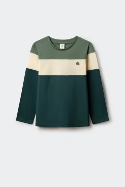 Niños Springfield Kids Camisetas>Camiseta manga larga tricolor niño