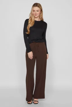 Mujer Vila Camisetas>Camiseta manga larga térmica