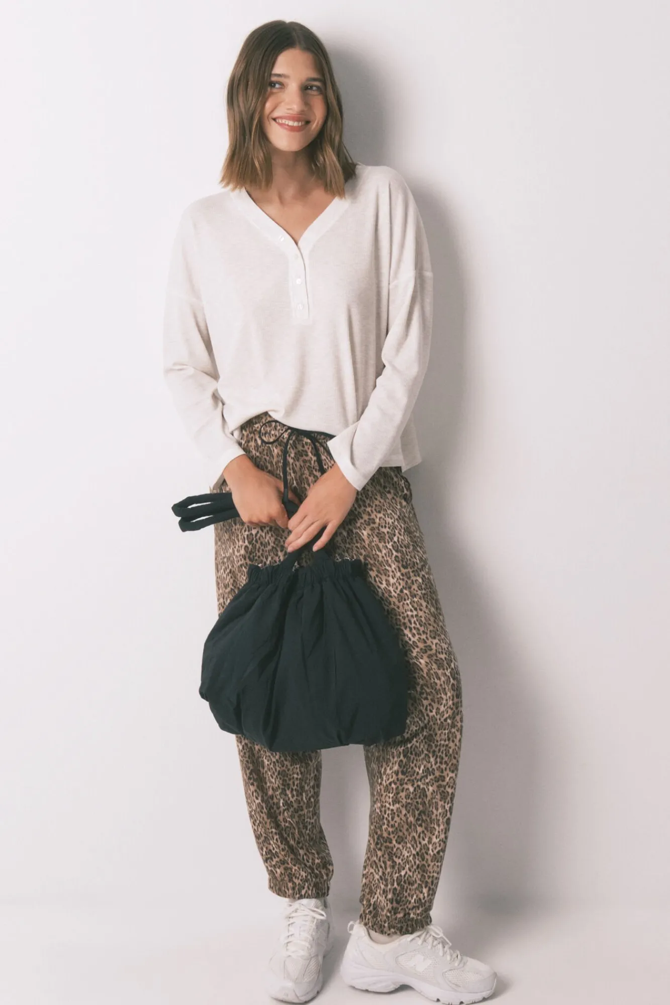 Mujer Women'secret Camisetas>Camiseta manga larga waffle