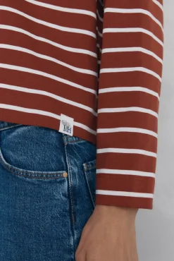 Mujer Pedro del Hierro Camisetas>Camiseta marinera de algodón español