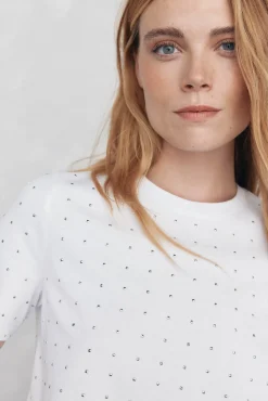 Mujer Pedro del Hierro Camisetas>Camiseta mini tachuelas