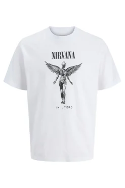 Hombre Jack & Jones Camisetas>Camiseta Nirvana
