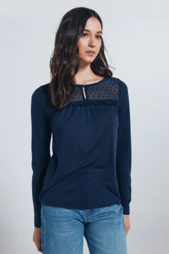 Mujer Springfield Camisetas>Camiseta plumetti volante