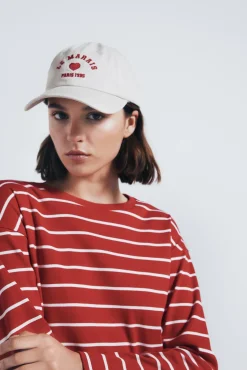 Mujer Springfield Camisetas>Camiseta rayas marineras