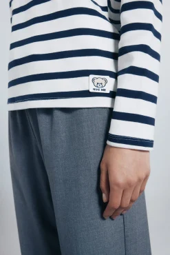 Mujer Springfield Camisetas>Camiseta rayas marineras