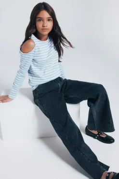 Niños Springfield Kids Camisetas>Camiseta rib hombros descubiertos niña