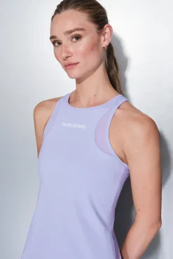 Mujer Dash and Stars Deporte|Camisetas>Camiseta sin mangas entallada lila