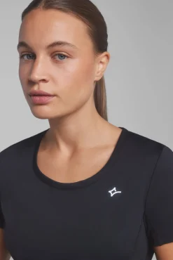 Mujer Dash and Stars Deporte|Camisetas>Camiseta transpirable negra