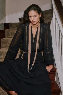 Mujer Hoss Intropia Blusas>Candice. Blusa romántica