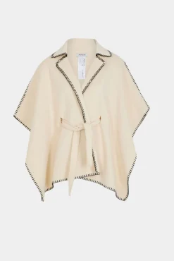 Mujer Morgan Chaquetas>Capa con cinturón