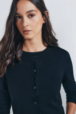 Mujer Springfield Jerséis>Cardigan botones cuello redondo viscosa