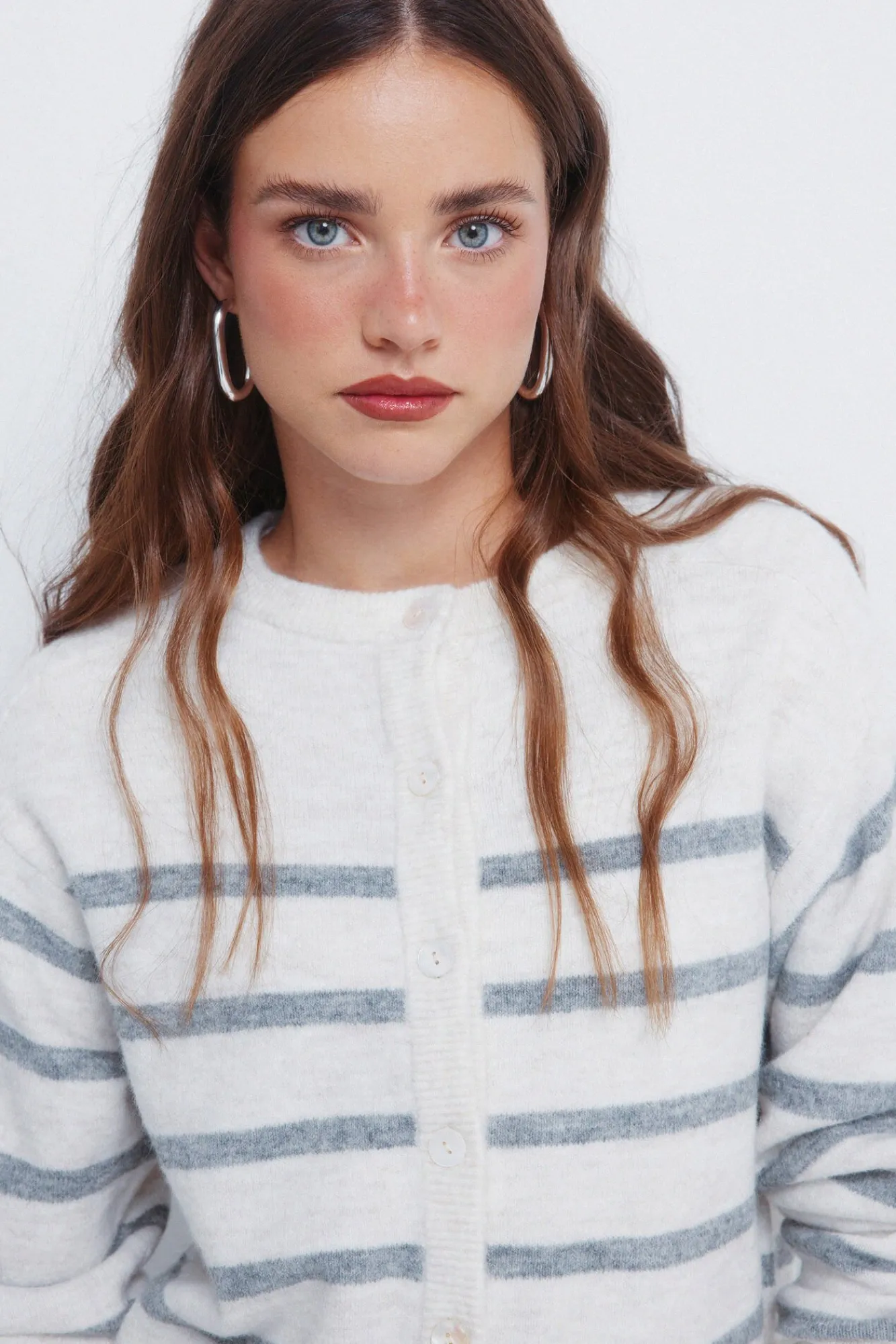 Mujer Springfield Jerséis>Cardigan botones cuello redondo