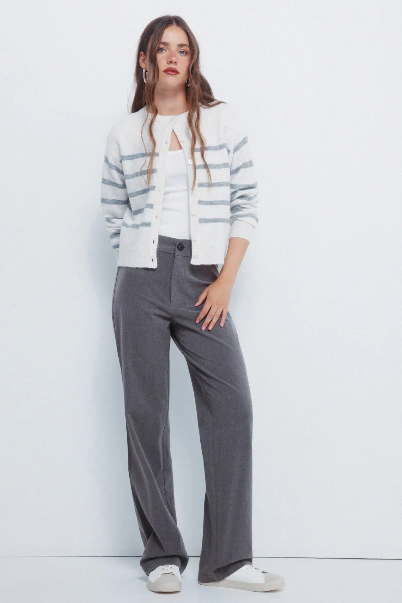 Mujer Springfield Jerséis>Cardigan botones cuello redondo