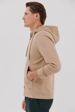 Hombre Cortefiel Jerséis>Cardigan con capucha