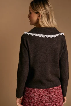 Mujer Polín Et Moi Jerséis>Cardigan cuello Bali