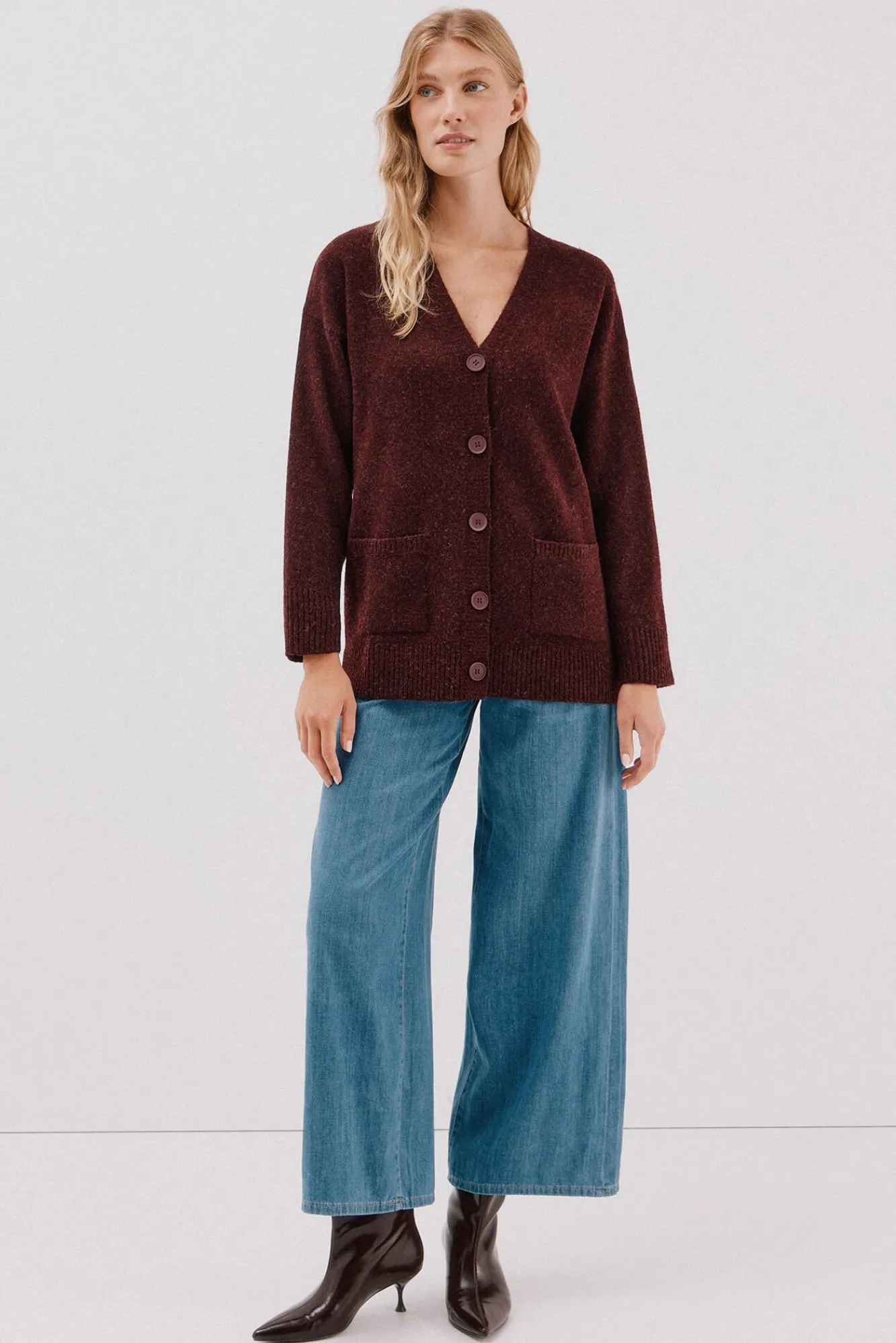 Mujer Cortefiel Jerséis>Cardigan largo bolsillos