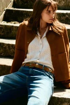 Mujer Springfield Jerséis>Cardigan pointelle