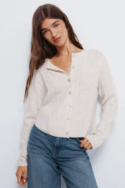 Mujer Springfield Jerséis>Cardigan pointelle