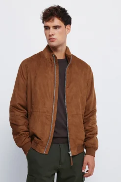 Hombre Springfield Chaquetas>Cazadora acolchada efecto ante