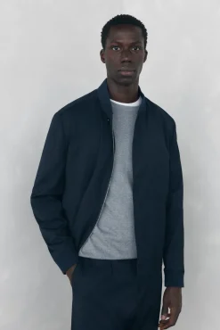 Hombre Pedro del Hierro Chaquetas>Cazadora bomber de lana