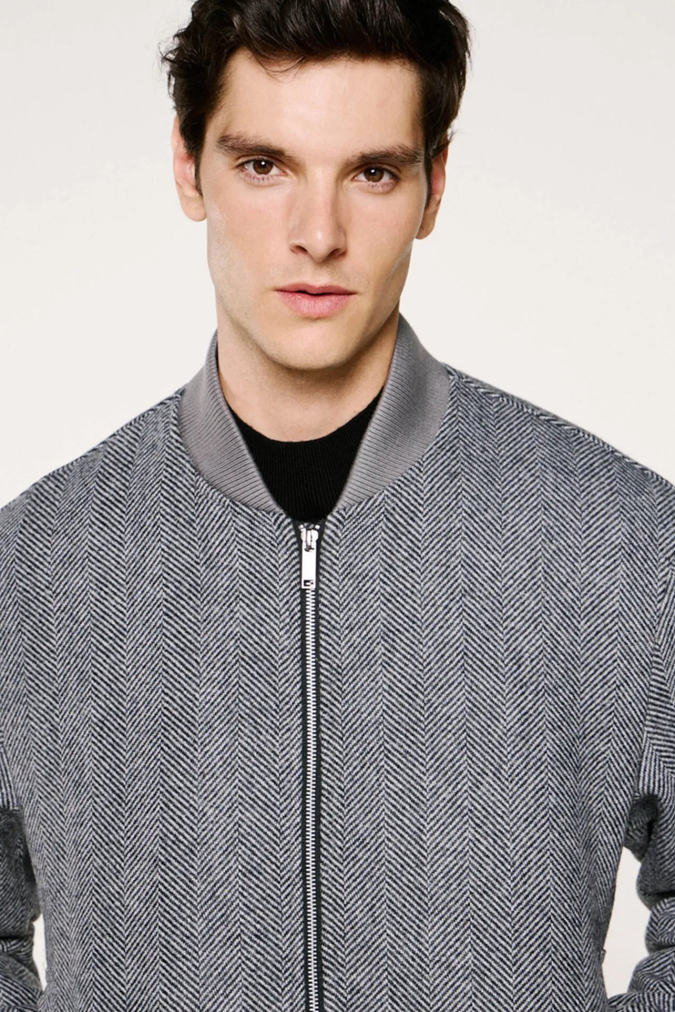 Hombre Selected Chaquetas>Cazadora bomber lana