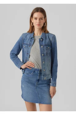 Mujer Vero Moda Chaquetas>Cazadora clásica vaquera