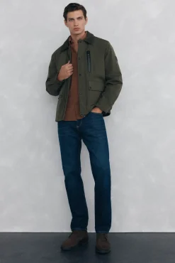 Hombre Pedro del Hierro Chaquetas|Abrigos>Cazadora con cuello pana