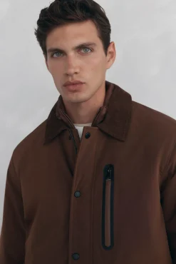 Hombre Pedro del Hierro Chaquetas|Abrigos>Cazadora con cuello pana