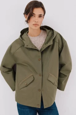 Mujer Cortefiel Chaquetas|Abrigos>Cazadora corta botones automáticos