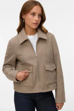 Mujer Vero Moda Chaquetas>Cazadora corta de paño