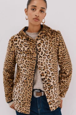 Mujer Cortefiel Chaquetas|Abrigos>Cazadora corta reversible efecto pelo