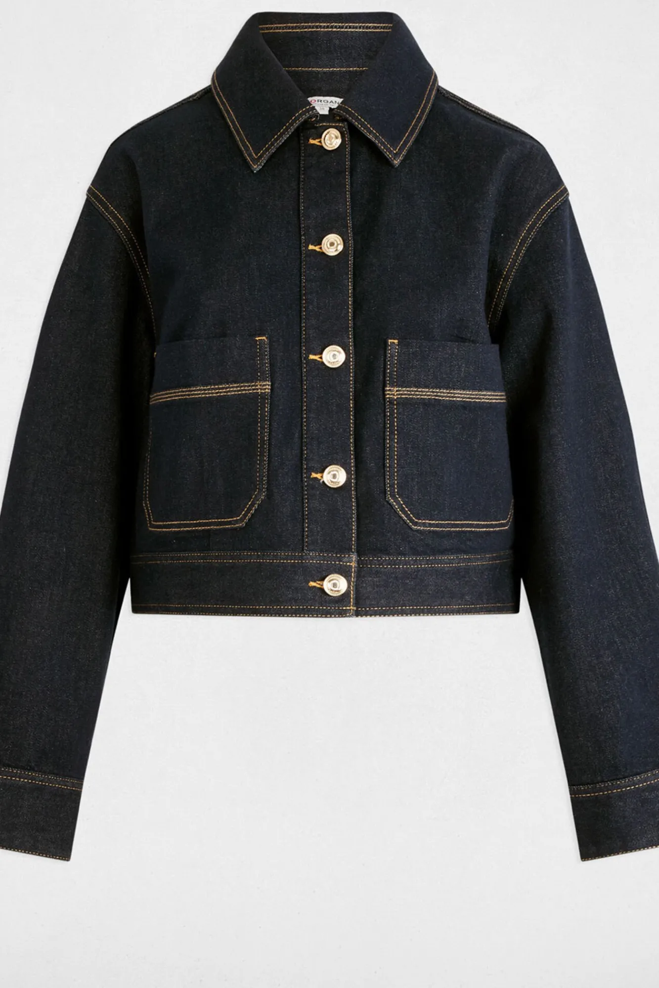 Mujer Morgan Chaquetas>Cazadora corta vaquera