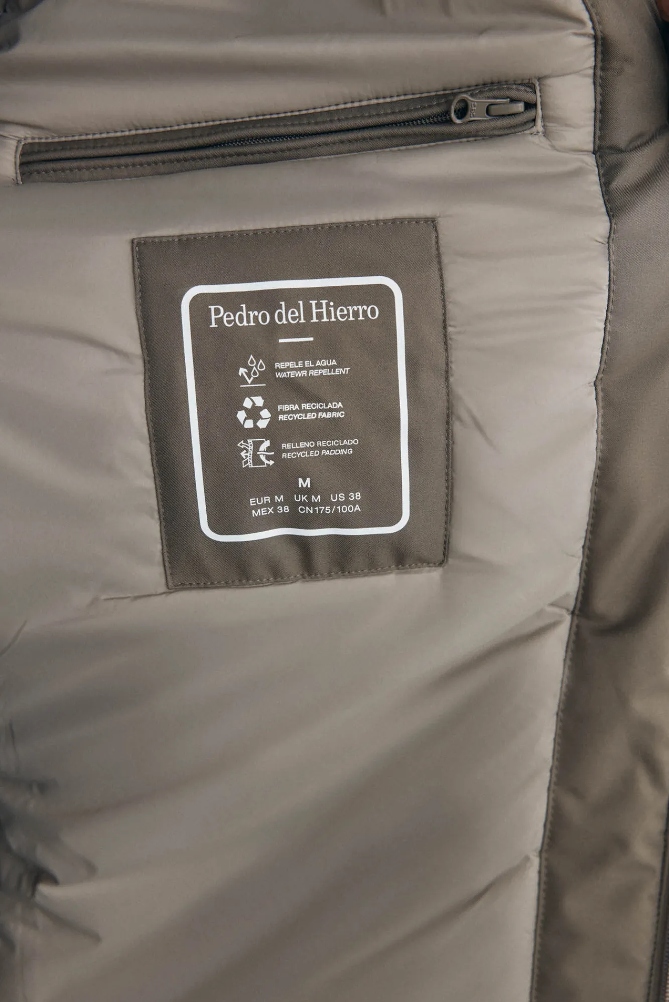 Hombre Pedro del Hierro Chaquetas|Abrigos>Cazadora cremallera con capucha
