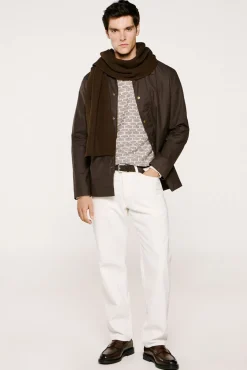 Hombre Selected Chaquetas>Cazadora cuello pana 100% algodón orgánico