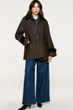 Mujer Selected Chaquetas|Abrigos>Cazadora cuello pana 100% algodón orgánico